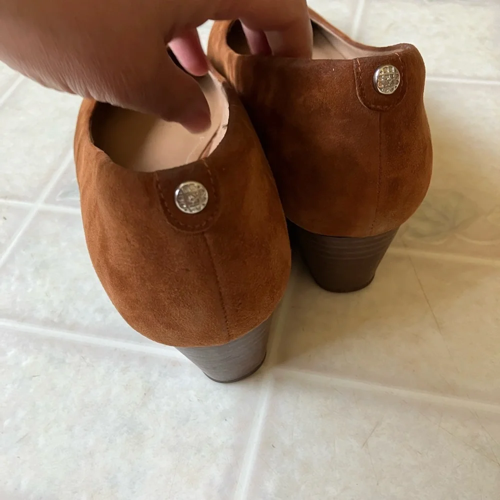 Clarks artisan Tan suede Wedges‎ 2
